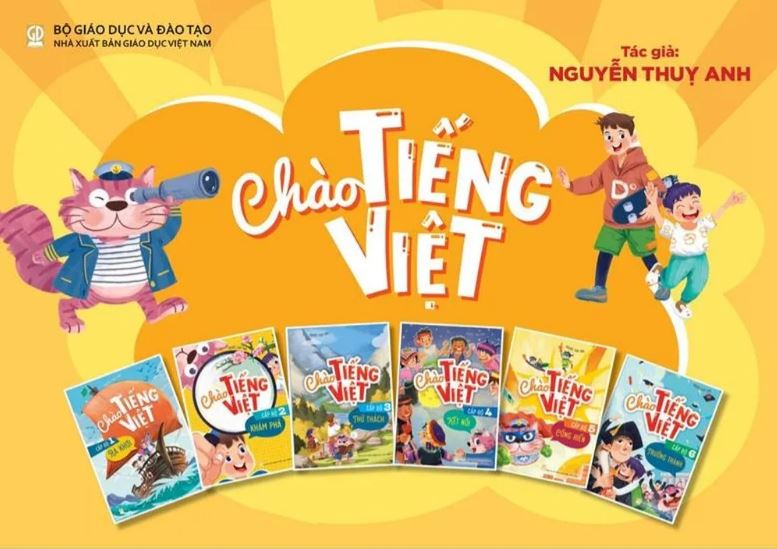 Bo sach Chao Tieng Viet do tac gia Nguyen Thuy Anh min - Lan tỏa tình yêu tiếng Việt qua hoạt động dạy tiếng Việt cho trẻ em Việt Nam ở nước ngoài