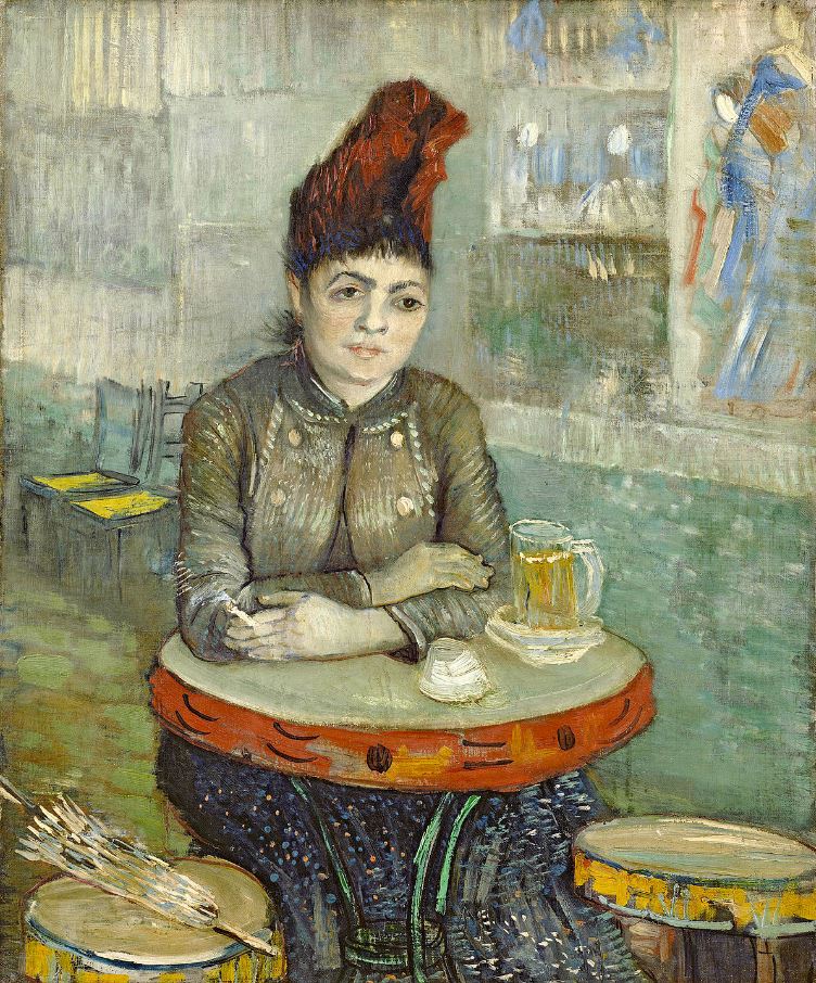 Buc ve chan dung Agostina Segatori min - Van Gogh - thiên tài đau khổ