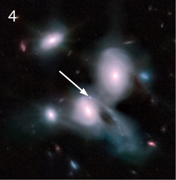 Mot dom sang giong sieu tan tinh nam giua hai thien ha dang tuong tac min - Hình ảnh vũ trụ lớn nhất chụp bởi kính James Webb