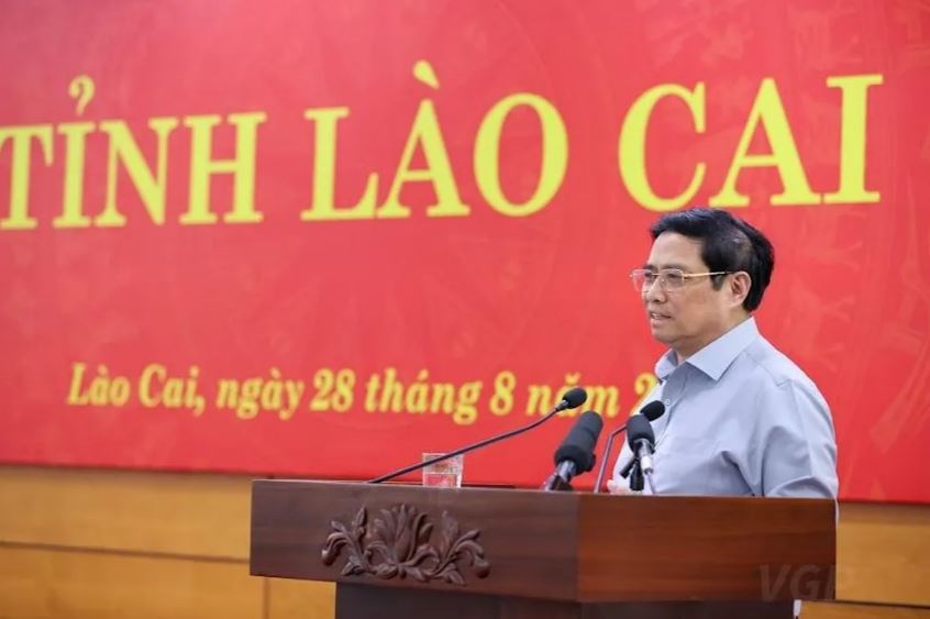 Thu tuong yeu cau Lao Cai day manh giai ngan von dau tu cong min - Thủ tướng: Lào Cai cần phát huy tối đa bản sắc