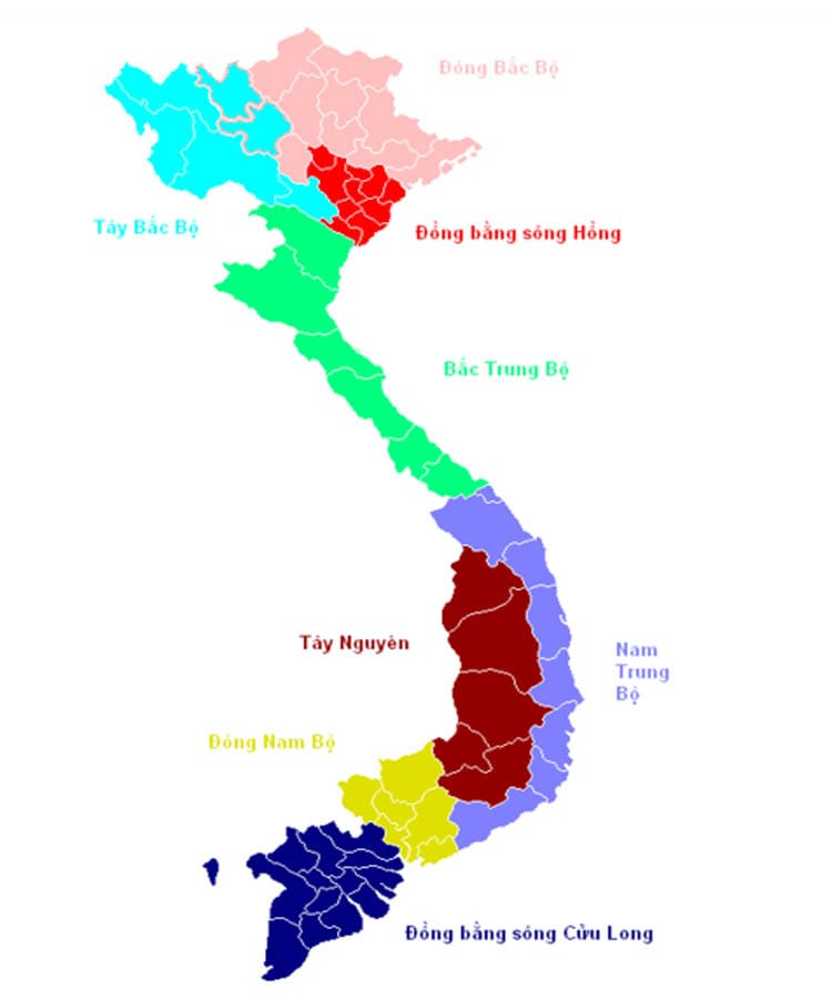Vi tri Vung duyen hai Nam Trung Bo o Ban do Viet Nam min - Bản đồ các tỉnh Duyên Hải Nam Trung Bộ năm 2022
