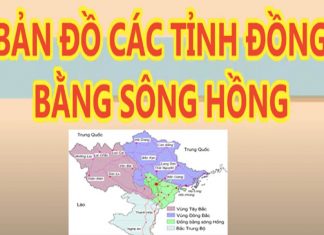 Bản đồ các tỉnh vùng Đồng bằng Sông Hồng năm 2022