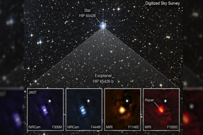 Kính viễn vọng James Webb cho thấy hình ảnh đầu tiên về hành tinh bên ngoài hệ mặt trời