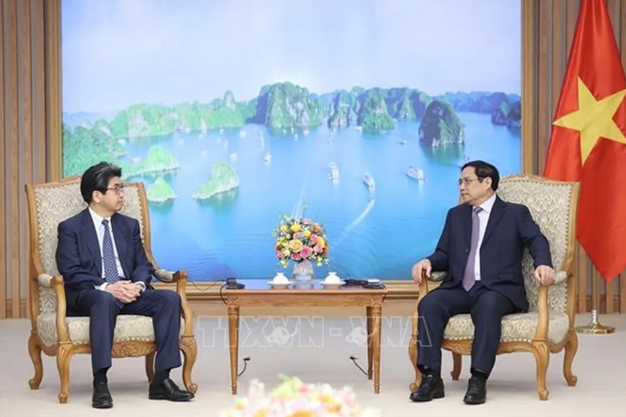 Thủ tướng Phạm Minh Chính tiếp Thống đốc Ngân hàng Hợp tác quốc tế Nhật Bản 2