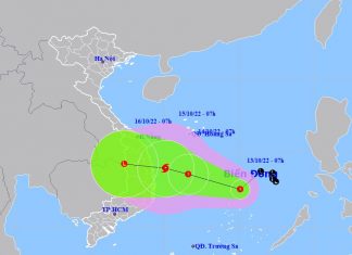 Áp thấp nhiệt đới có khả năng mạnh lên thành bão