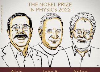 Giải Nobel Vật lý 2022 vinh danh ba nhà khoa học Alain Aspect, John F. Clauser và Anton Zeilinger