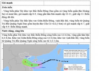 Bão số 6 sẽ đổ bộ đất liền từ Thanh Hóa - Quảng Bình trong 48 giờ tới