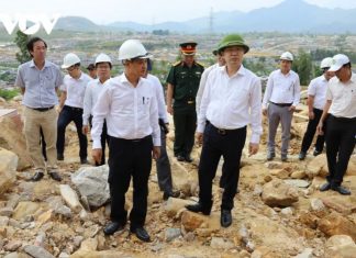 Bí thư Đà Nẵng chỉ đạo khắc phục sạt lở Nghĩa trang Hòa Sơn sau mưa lũ