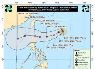Biển Đông có thể đón tiếp một cơn bão vào cuối tháng