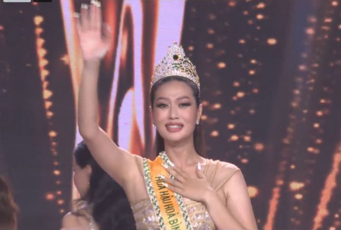 Đoàn Thiên Ân đăng quang Miss Grand Vietnam - Hoa hậu Hòa bình 2022 giảm 15 kg để đi thi