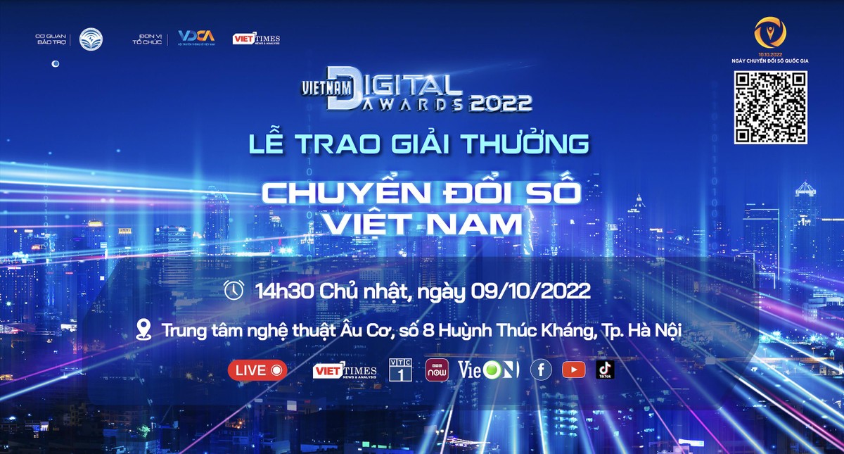 Lễ trao Giải thưởng Chuyển đổi số Việt Nam – Vietnam Digital Awards