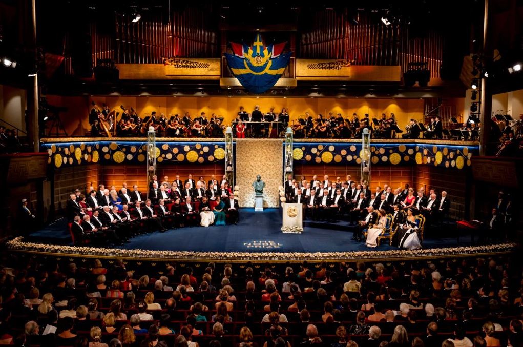 Quang cảnh lễ trao giải Nobel năm 2019 ở Stockholm, Thụy Điển.