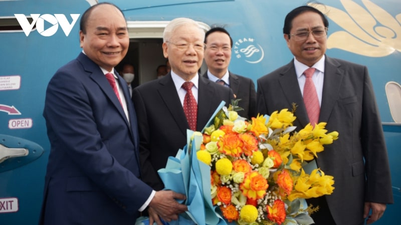 Tổng Bí thư Nguyễn Phú Trọng lên đường thăm chính thức nước Cộng hòa Nhân dân Trung Hoa