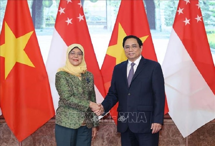 Tổng thống Singapore kết thúc tốt đẹp chuyến thăm cấp Nhà nước tới Việt Nam