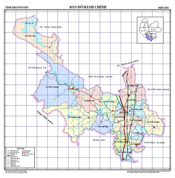 bản đồ hc tỉnh Thái Nguyên-min