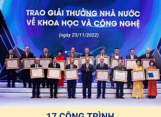 17 công trình được trao tặng Giải thưởng Nhà nước về khoa học công nghệ