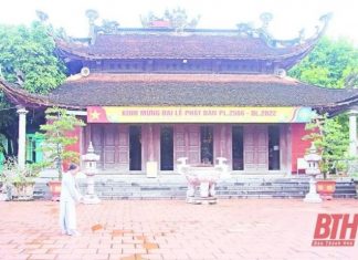 Đền thờ Thái úy Lý Thường Kiệt (Yên Định) được công nhận là Di tích lịch sử cấp tỉnh