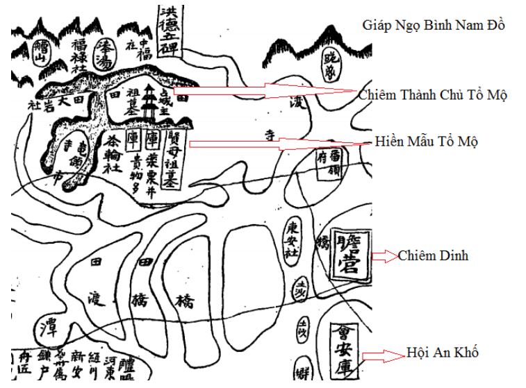 Di tích Mỹ Sơn trên một bản đồ cổ