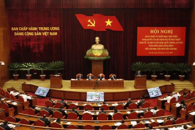Hội nghị triển khai Nghị quyết của Bộ Chính trị về phát triển vùng đồng bằng sông Hồng diễn ra ngày 29/11/2022