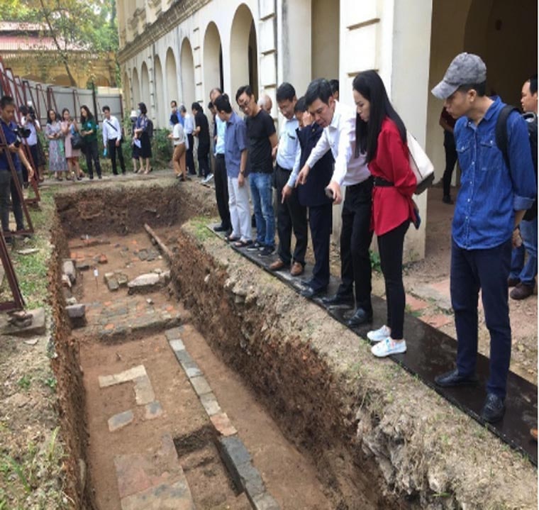 Phat hien quan trong ve san thiet trieu tai Hoang thanh Thang Long min - Phát hiện quan trọng về sân thiết triều tại Hoàng thành Thăng Long