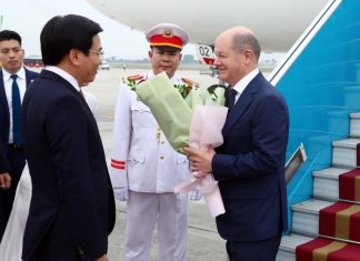 Thủ tướng Đức Olaf Scholz bắt đầu thăm Việt Nam