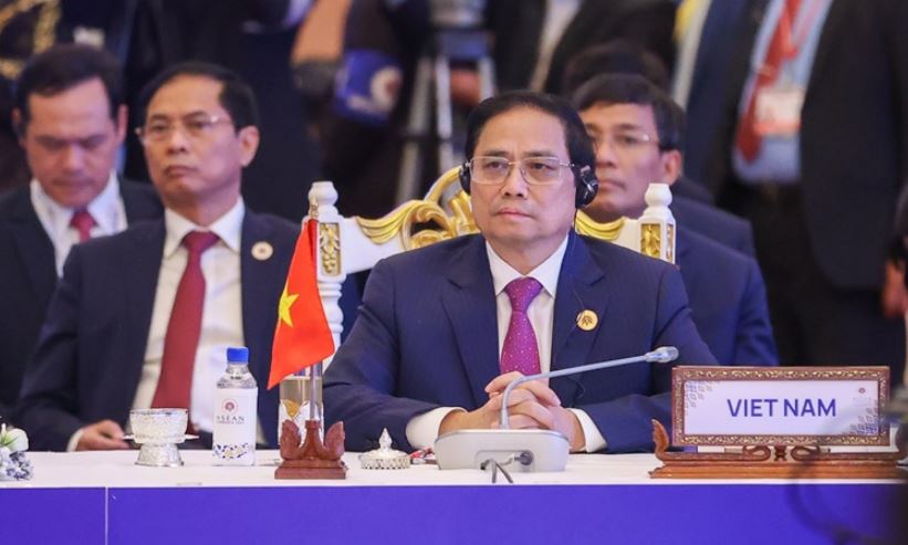 Thu tuong Pham Minh Chinh du Hoi nghi Cap cao ASEAN3 tai thu do Phnom Penh Campuchia min - ASEAN - Mỹ thiết lập quan hệ Đối tác Chiến lược Toàn diện