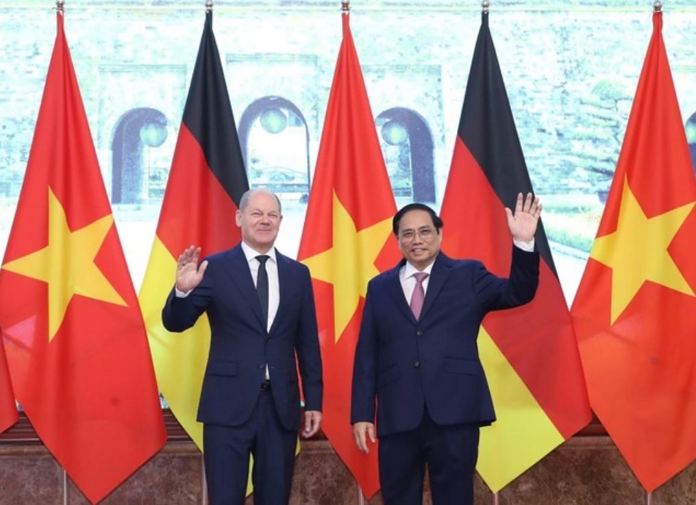 Thủ tướng Phạm Minh Chính và Thủ tướng Olaf Scholz.