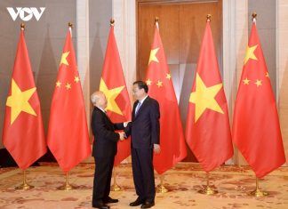 Tổng Bí thư Nguyễn Phú Trọng hội kiến Thủ tướng Trung Quốc Lý Khắc Cường