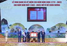 Nghệ An: Trọng thể Lễ vinh danh và kỷ niệm 250 năm năm sinh, 200 năm năm mất Nữ sĩ Hồ Xuân Hương