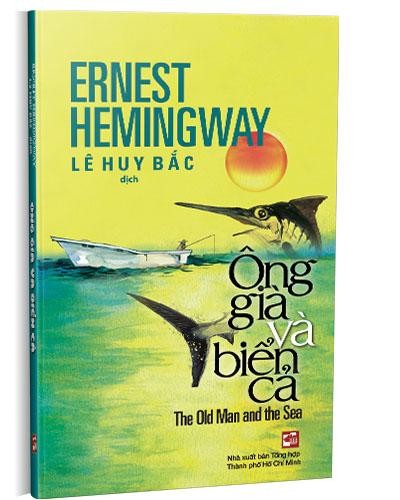Bìa tác phẩm của Hemingway được dịch sang tiếng Việt.