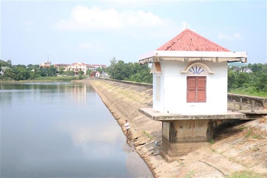 Hồ Khe Mây ở phường 3, thành phố Đông Hà.