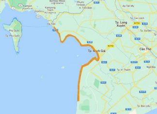 1.480 tỷ đồng xây dựng 40km đường bộ ven biển Hòn Đất – Kiên Lương 1.480 tỷ đồng xây dựng 40km đường bộ ven biển Hòn Đất - Kiên Lương
