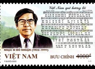 Phát hành bộ tem ‘Kỷ niệm 100 năm sinh nhạc sĩ Đỗ Nhuận (1922 – 2022)’ Phát hành bộ tem 'Kỷ niệm 100 năm sinh nhạc sĩ Đỗ Nhuận (1922 - 2022)'