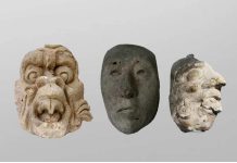 "Bộ sưu tập đặc biệt" gồm mặt nạ Maya bằng vữa, đá 1.300 năm tuổi ở Mexico được khai quật