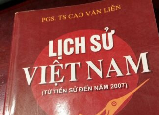 Bìa sách “Lịch sử Việt Nam (Từ tiền sử đến năm 2007)”