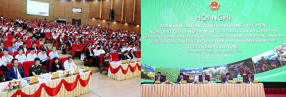 Thủ tướng Chính phủ Phạm Minh Chính chủ trì Hội nghị triển khai Chương trình hành động thực hiện Nghị quyết số 11 của Bộ Chính trị.
