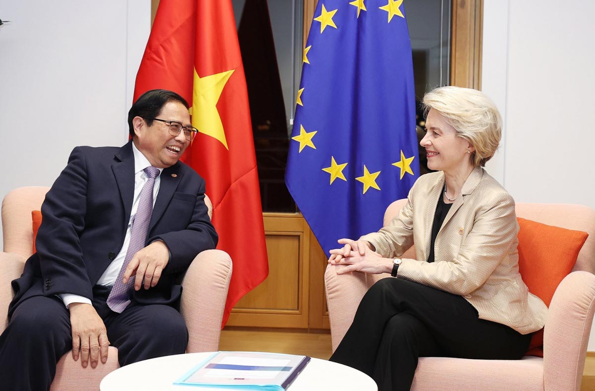 Thủ tướng Phạm Minh Chính gặp nhiều lãnh đạo cao cấp và đối tác tại Brussels, Bỉ