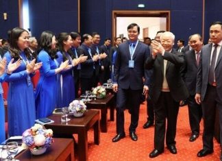 Tổng Bí thư Nguyễn Phú Trọng dự phiên trọng thể Đại hội Đoàn toàn quốc