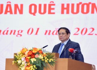 Đưa Việt Nam đến gần hơn với thế giới và mang thế giới đến gần hơn với Việt Nam Thủ tướng Phạm Minh Chính phát biểu tại buổi gặp mặt kiều bào tiêu biểu.