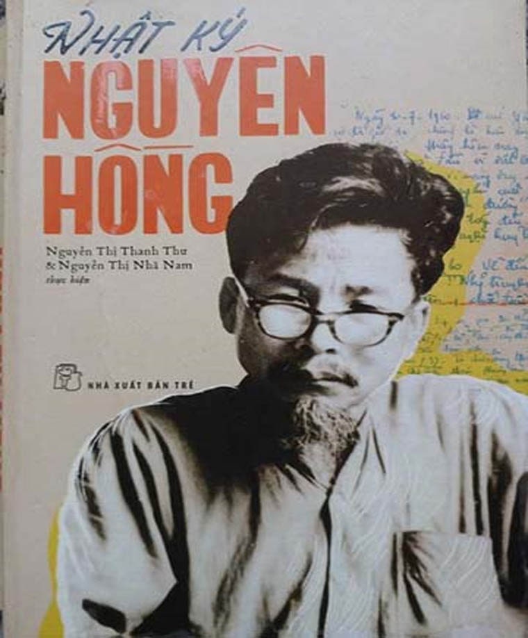 Bia cuon Nhat ky Nguyen Hong min - Nhà văn Nguyên Hồng qua hồi ức của người cháu văn nhân - Tác giả: Đinh Tiến Hải