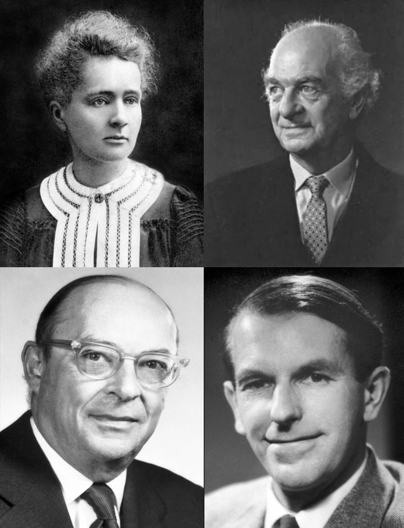 4 nhà khoa học vĩ đại từng 2 lần đoạt giải Nobel là ai?