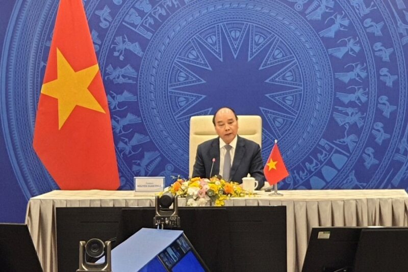 Chủ tịch nước Nguyễn Xuân Phúc phát biểu tại hội nghị thượng đỉnh trực tuyến -Tiếng nói phương Nam