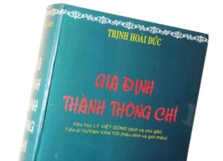 Gia Định Thành Thông Chí” của Trịnh Hoài Đức.