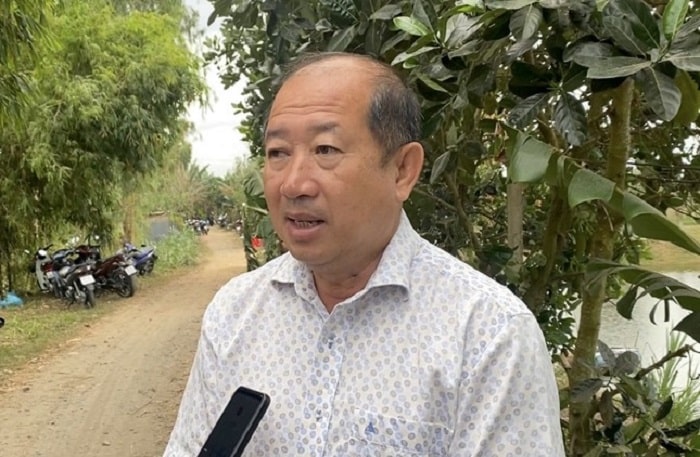 Ông Đoàn Tấn Bửu - Phó Chủ tịch UBND tỉnh Đồng Tháp, thông tin với phóng viên về vụ việc.