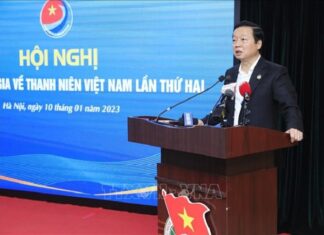 Đặt ra yêu cầu, nhiệm vụ mới để phát huy tối đa vai trò của thanh niên Phó Thủ tướng Trần Hồng Hà phát biểu chỉ đạo.