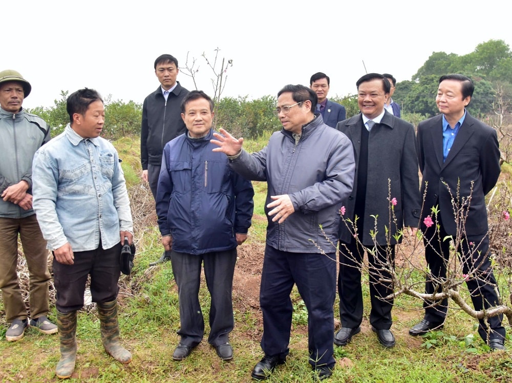 Thu tuong di kiem tra thuc dia tuyen duong Vanh dai 4 min - Niềm tin năm 2023 và tinh thần khẩn trương từ ngày làm việc đầu tiên