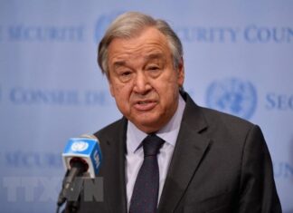Thông điệp hòa bình - Tổng Thư ký Liên hợp quốc Antonio Guterres.