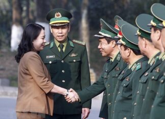 Quyền Chủ tịch nước Võ Thị Ánh Xuân thăm Học viện Biên phòng