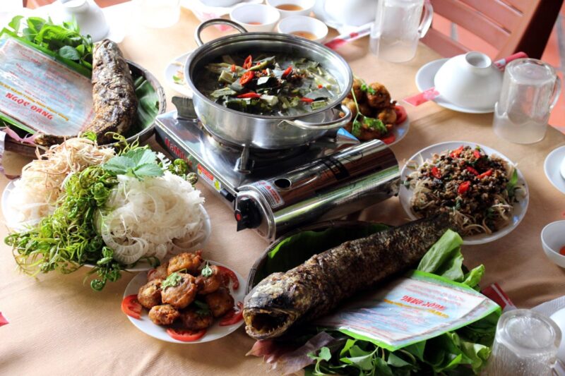 Các món ăn vô cùng hấp dẫn