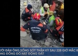 Người đàn ông sống sót thần kỳ sau 228 giờ mắc kẹt trong đống đổ nát động đất